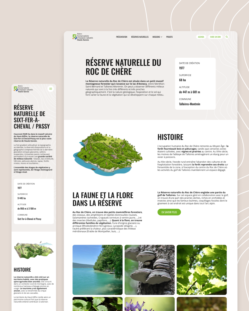 Ateliers UX et Refonte du site Asters CEN 74