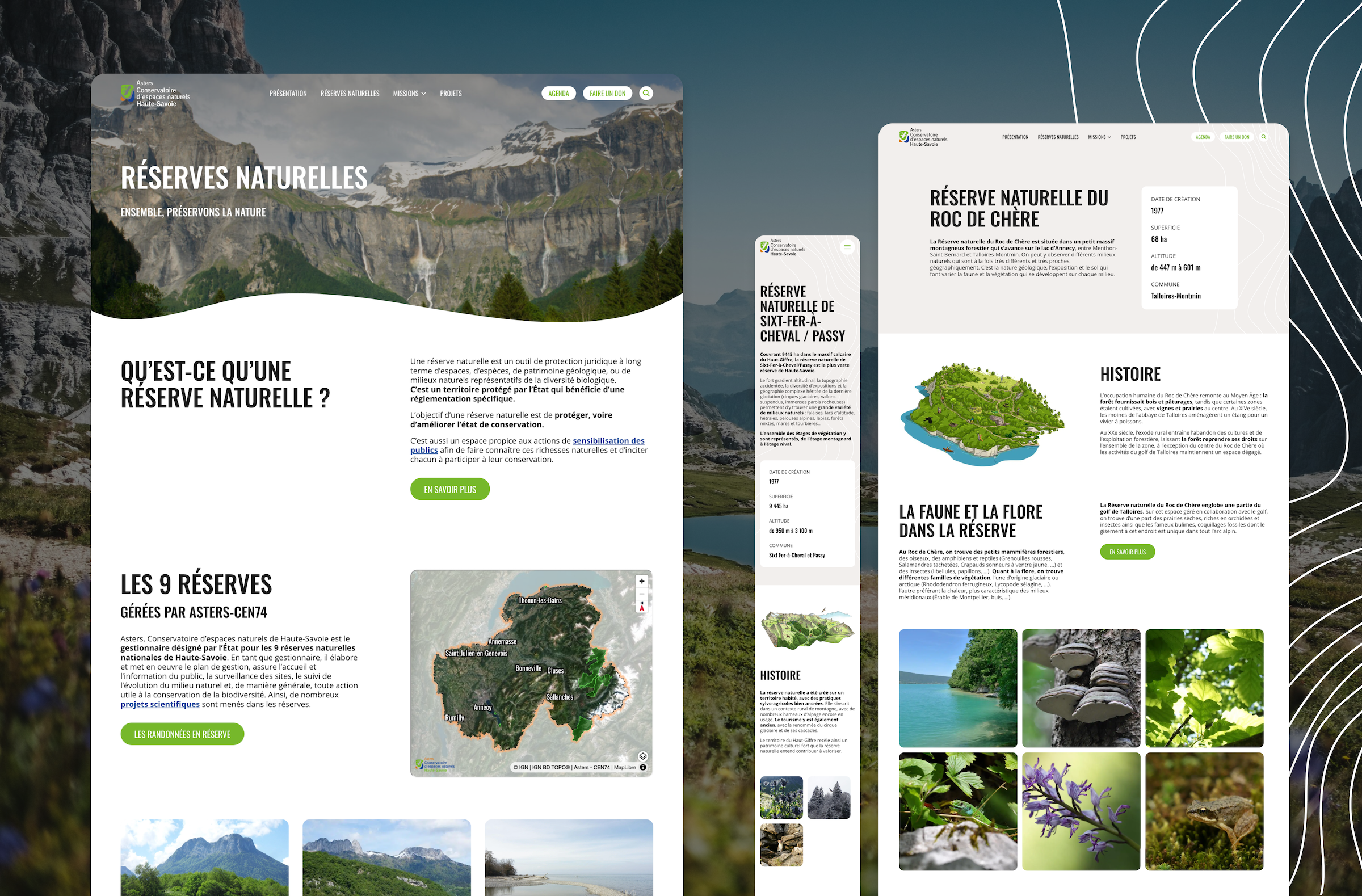 Projet de refonte du site du Conservatoire d’Espaces Naturels de Haute-Savoie