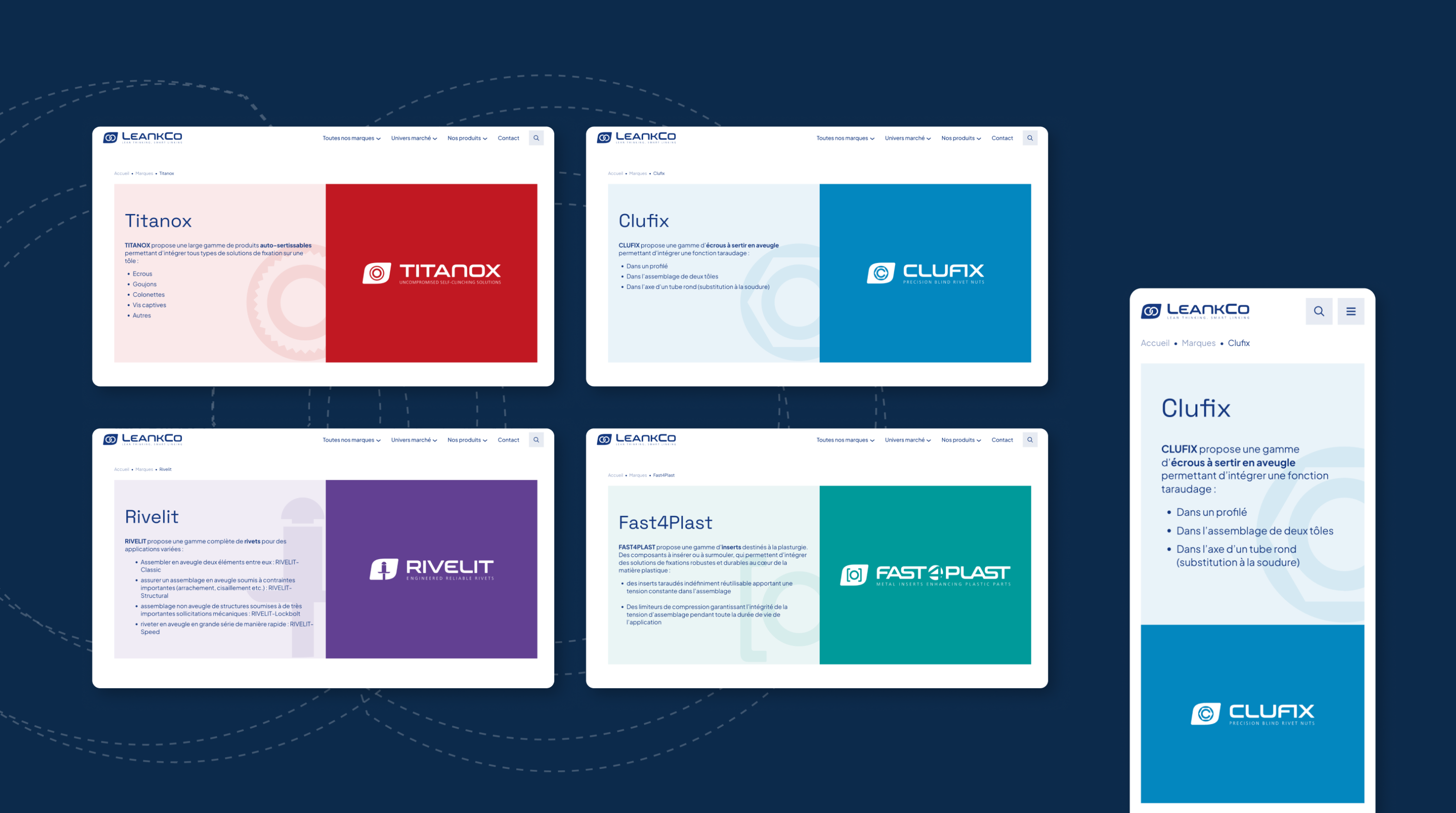 Plateforme Web pour groupe industriel multi-marques