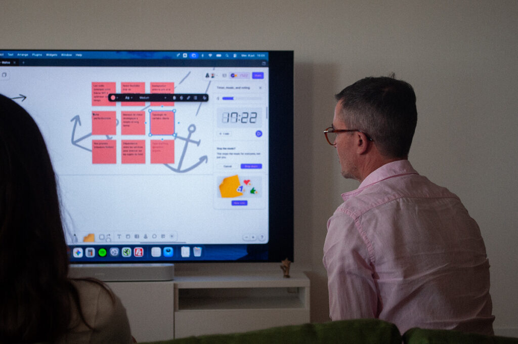 Atelier UX dans les bureaux de l'agence Walt